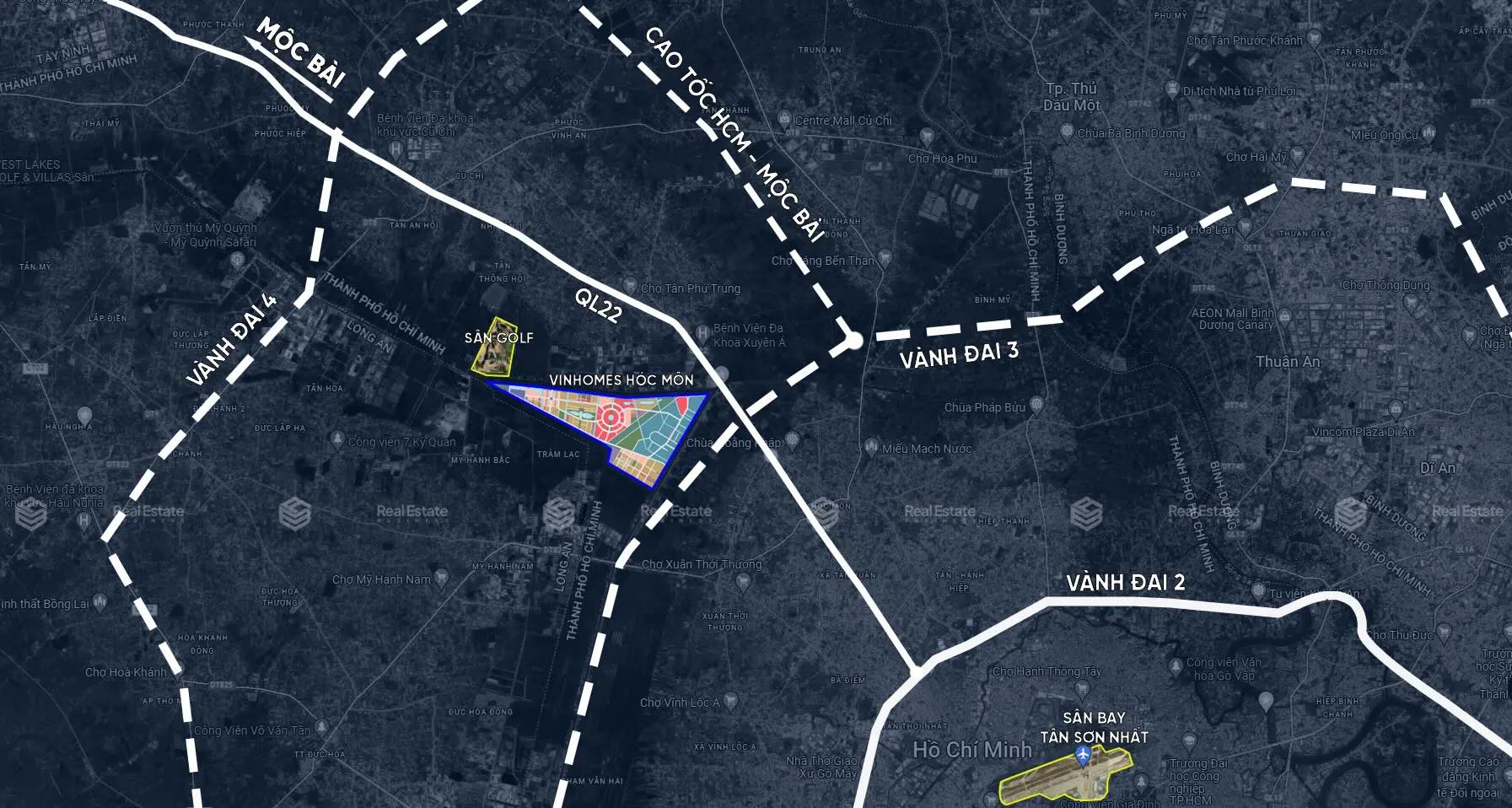 Vị Trí Vinhomes Hóc Môn Ở Đâu? Tiềm Năng Như Thế Nào? 4 Vinhomes Hóc Môn hưởng lợi trực tiếp từ hạ tầng giao thông