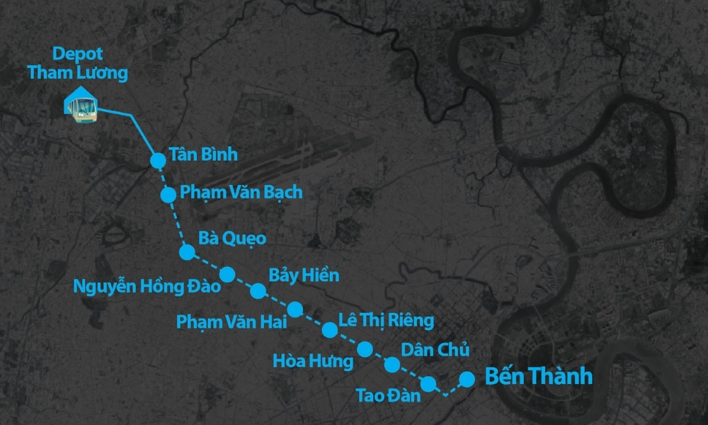Metro số 2 Bến Thành - Tham Lương và cú hích hạ tầng cho Vinhomes Hóc Môn