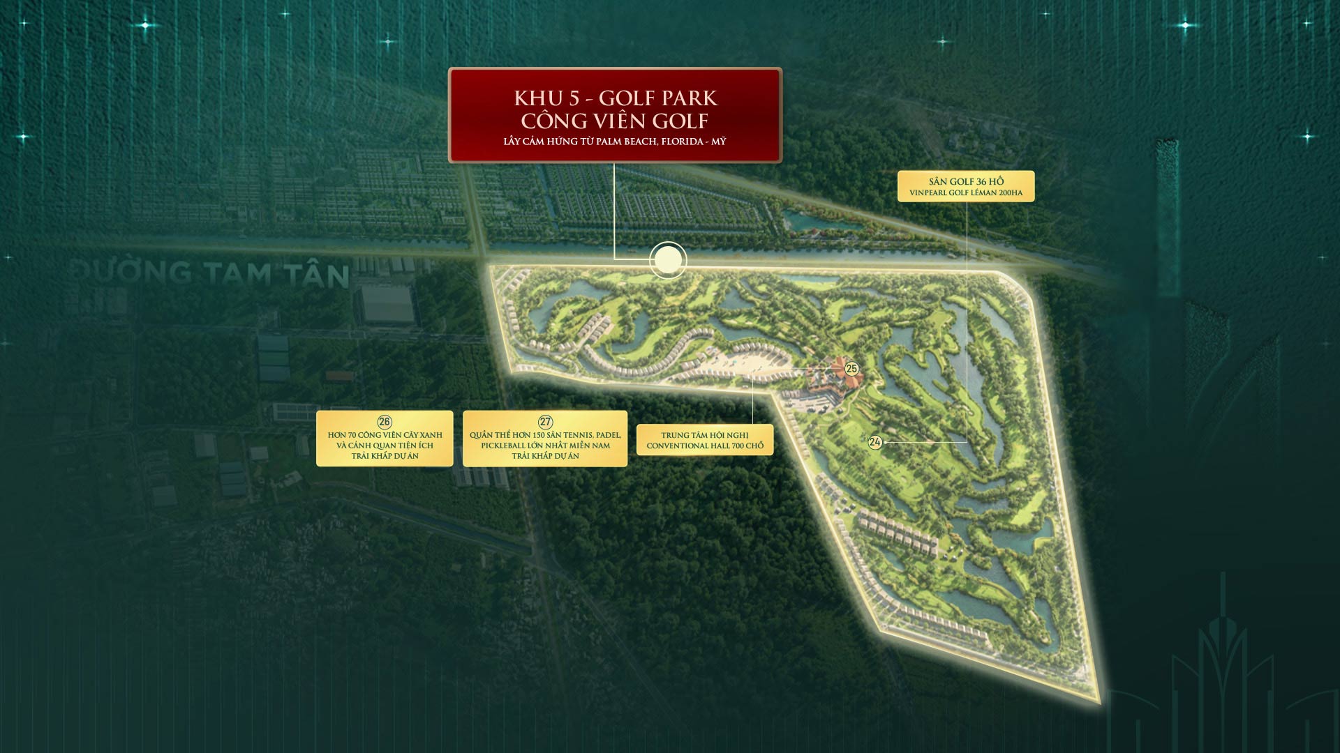 Phân khu 5 Golf Park – Công Viên Golf Phân khu 5: Golf Park – Công Viên Golf
